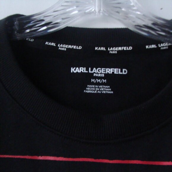 NWT Karl Lagerfeld Paris Sweatshirt Women's Black Eiffel Tower Graphic, Size M - Picture 8 of 14